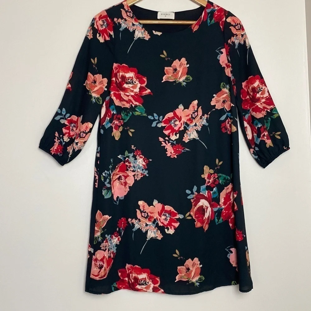 Anthropologie Everly Floral Print‎ Dress